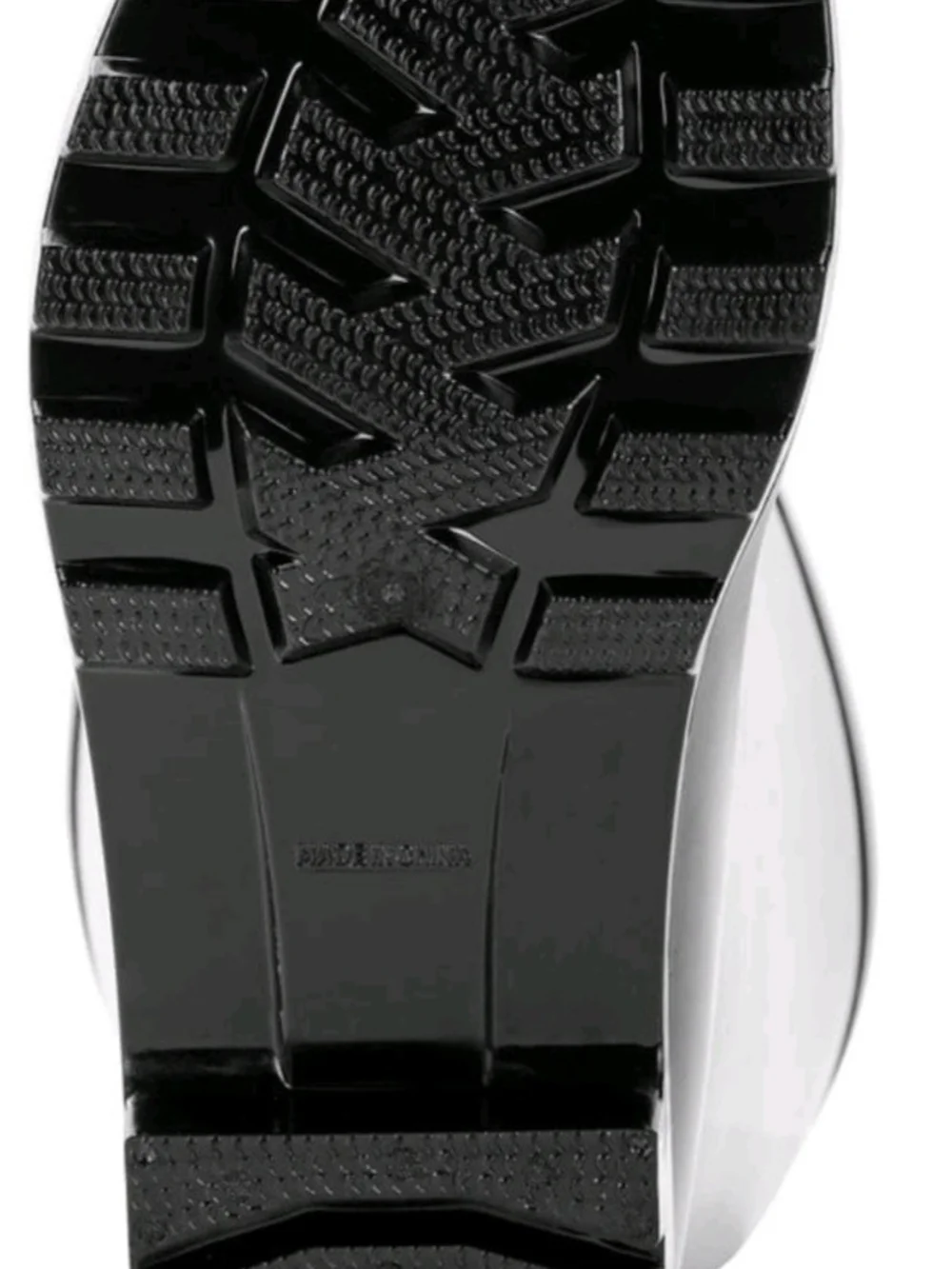 Time and Tru Black Glossy Rain Boots